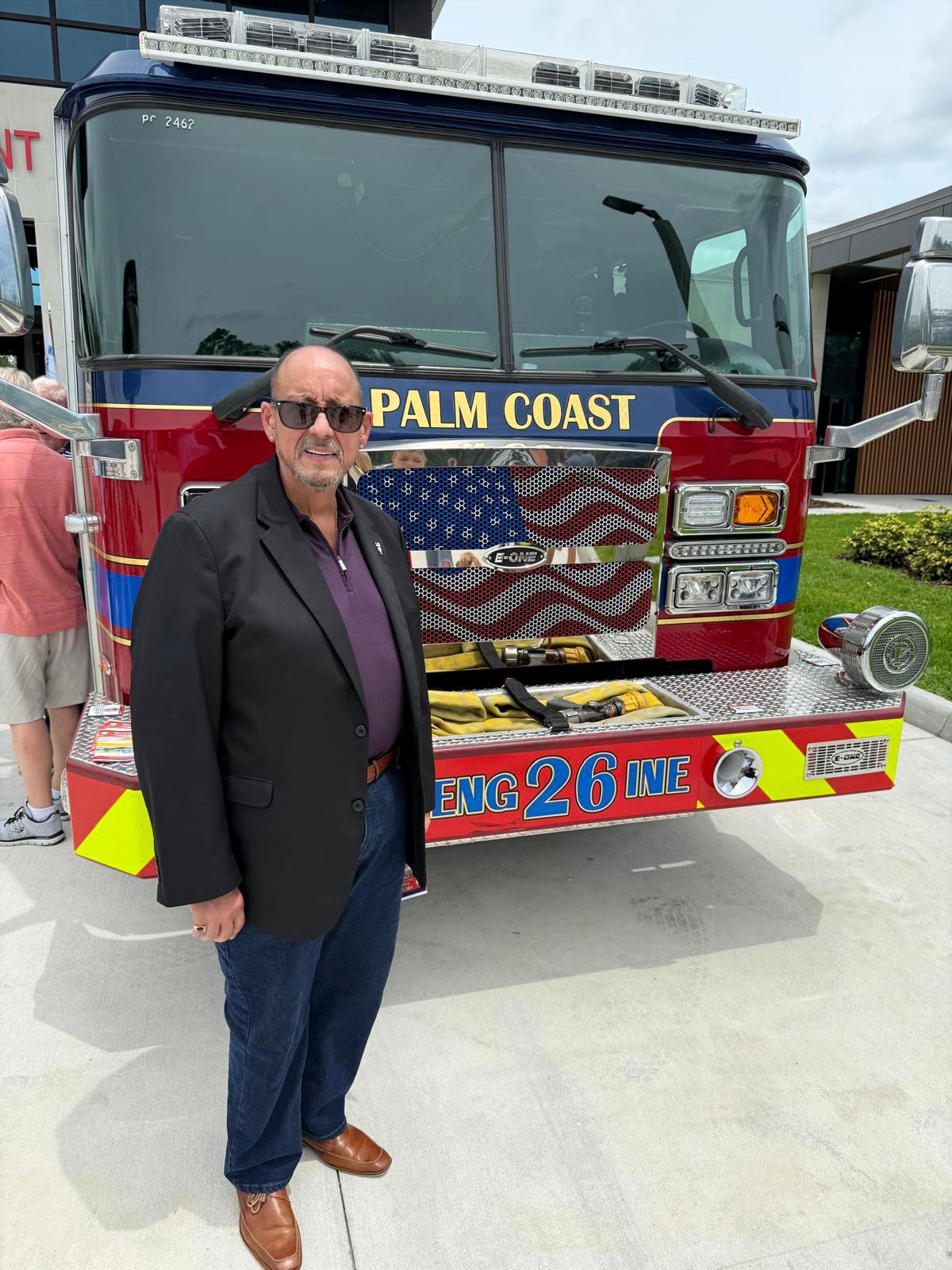 Marrero Hose cuuting New Fire Station 26 Palm Coast